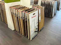 Partij vloer samples met houders pvc/laminaat/parket - afbeelding 10 van  10