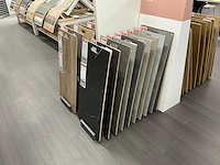 Partij vloer samples met houders pvc/laminaat/parket - afbeelding 10 van  11