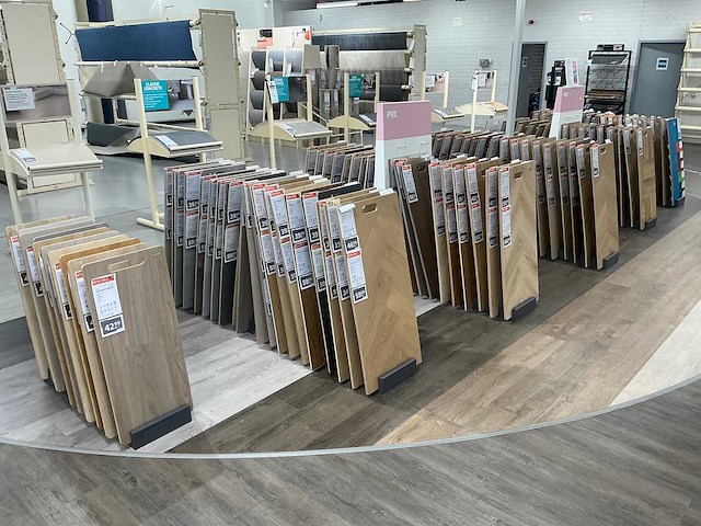 Partij vloer samples met houders - afbeelding 1 van  7