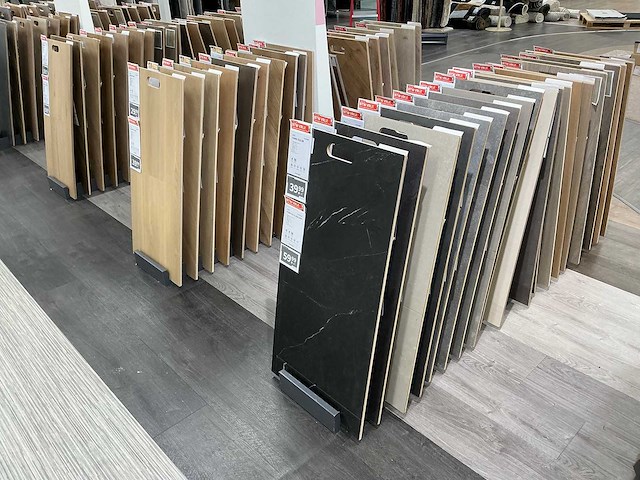 Partij vloer samples met houders - afbeelding 3 van  7