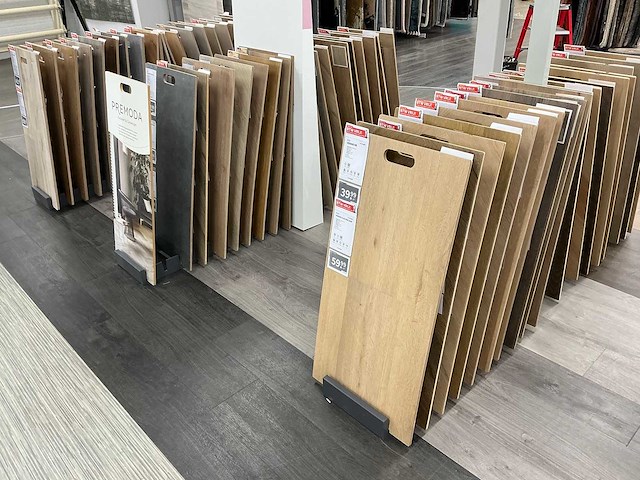 Partij vloer samples met houders - afbeelding 4 van  7