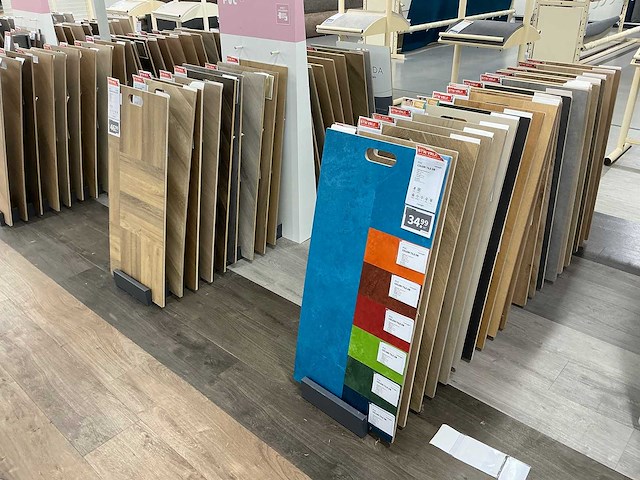 Partij vloer samples met houders - afbeelding 7 van  7