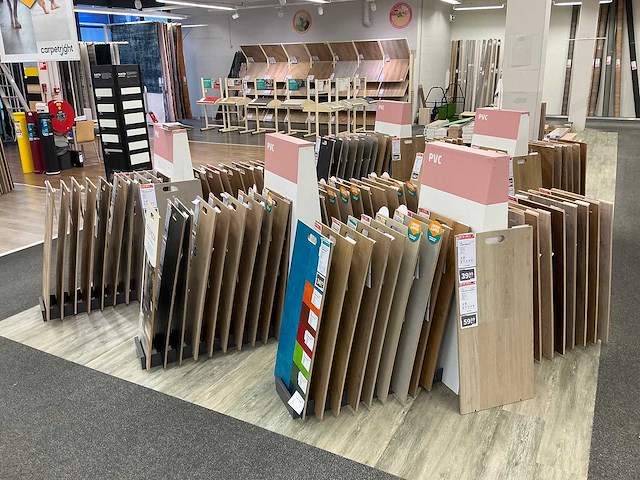 Partij vloer samples met houders - afbeelding 1 van  6