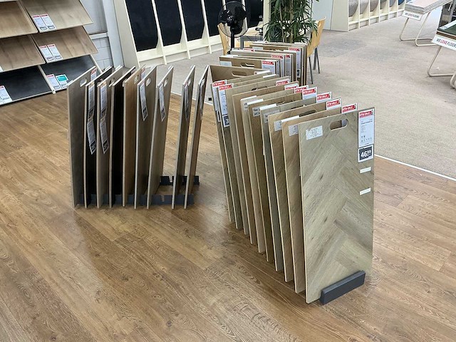 Partij vloer samples met houders - afbeelding 3 van  7