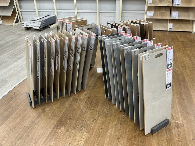Partij vloer samples met houders - afbeelding 4 van  7