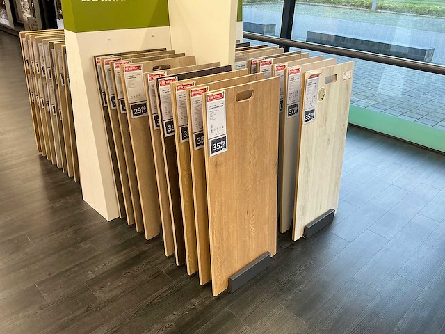 Partij vloer samples met houders - afbeelding 2 van  15