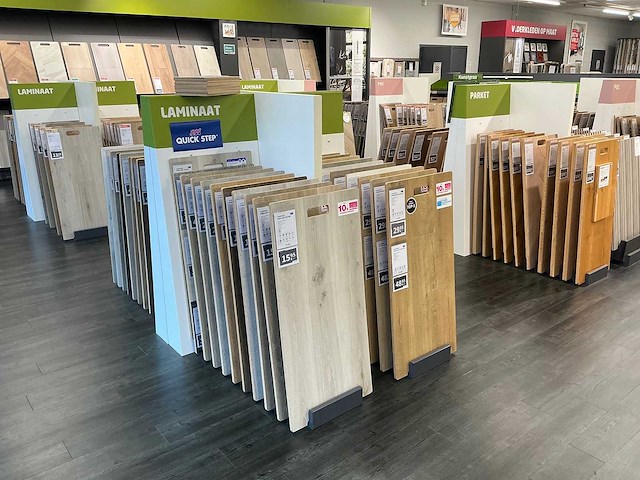 Partij vloer samples met houders - afbeelding 1 van  15