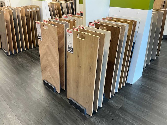 Partij vloer samples met houders - afbeelding 11 van  15