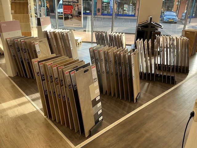 Partij vloer samples met houders - afbeelding 2 van  12