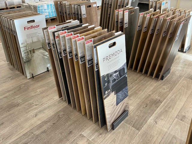 Partij vloer samples met houders - afbeelding 8 van  12