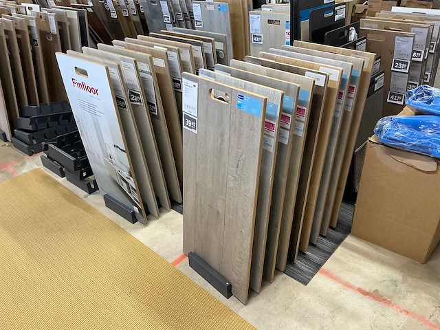 Partij vloer samples met houders - afbeelding 3 van  6