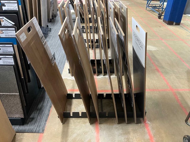 Partij vloer samples met houders - afbeelding 4 van  6