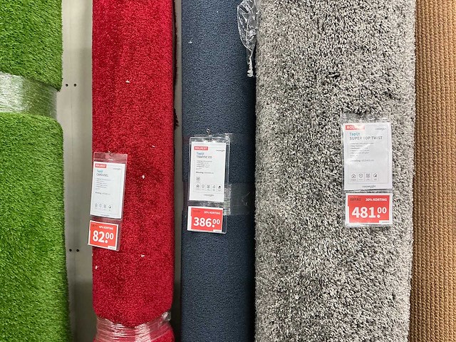 Partij vloerbedekking rollen - afbeelding 3 van  5