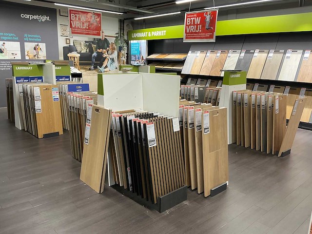 Partij vloersamples incl display - afbeelding 1 van  12