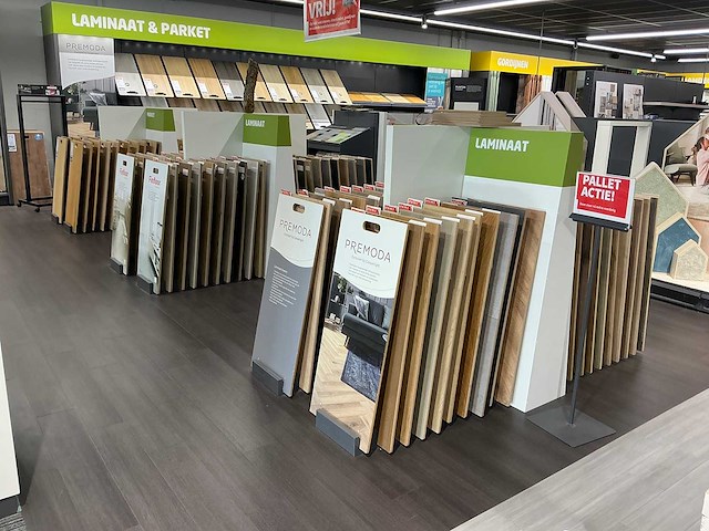 Partij vloersamples incl display - afbeelding 1 van  16