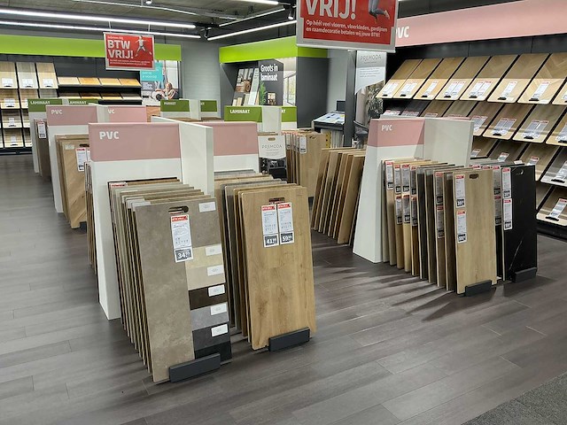 Partij vloersamples incl display - afbeelding 1 van  14