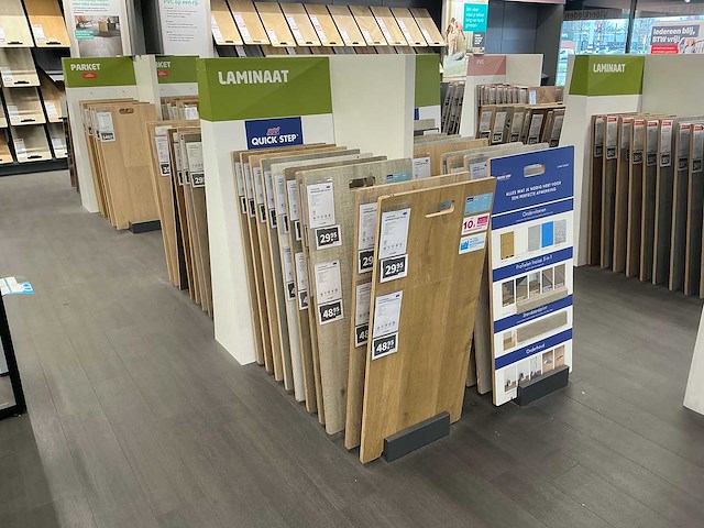 Partij vloersamples incl display - afbeelding 1 van  12