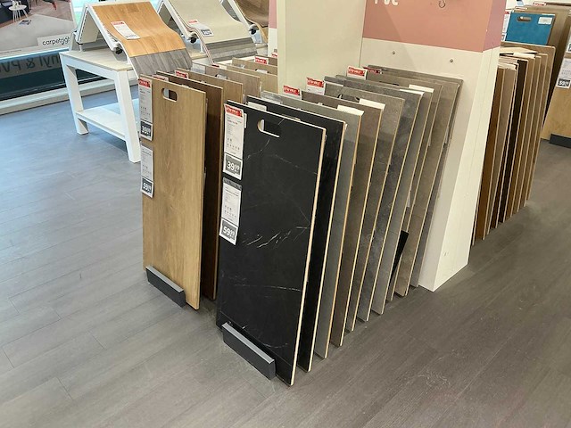 Partij vloersamples incl display - afbeelding 10 van  12