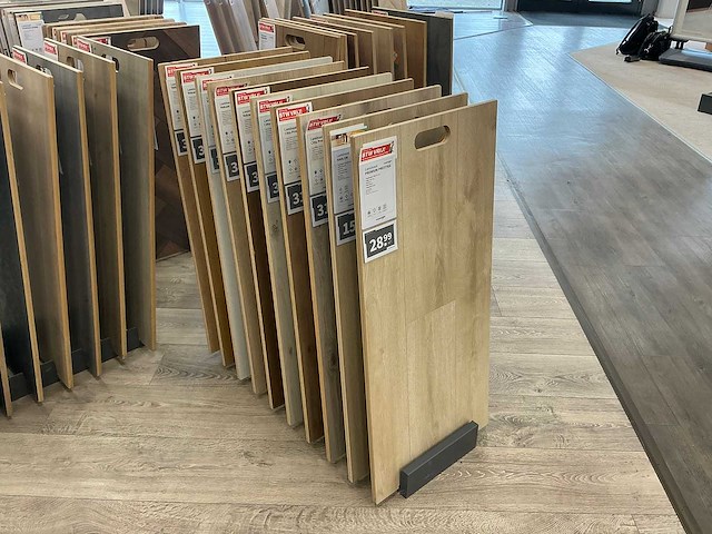 Partij vloersamples incl display - afbeelding 2 van  8