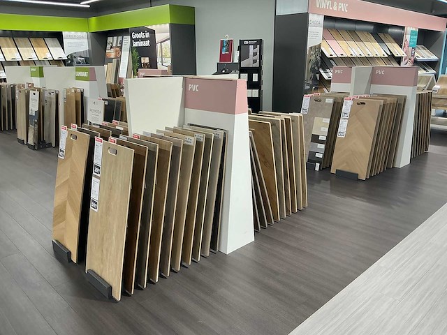 Partij vloersamples incl display - afbeelding 1 van  13