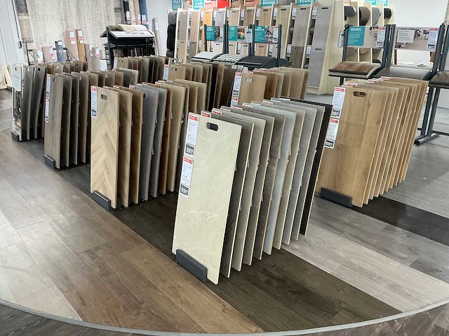 Partij vloersamples incl display - afbeelding 1 van  11
