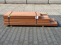 Partij vlonder/gevel planken, tropisch hardhout | 21x185 mm - afbeelding 2 van  6