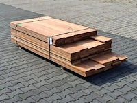 Partij vlonder/gevel planken, tropisch hardhout | 21x185 mm - afbeelding 3 van  6