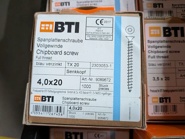 Partij vnl. spaanplaatschroeven o.a. bti, heco - afbeelding 12 van  16