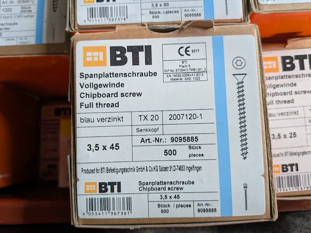 Partij vnl. spaanplaatschroeven o.a. bti, heco - afbeelding 16 van  16