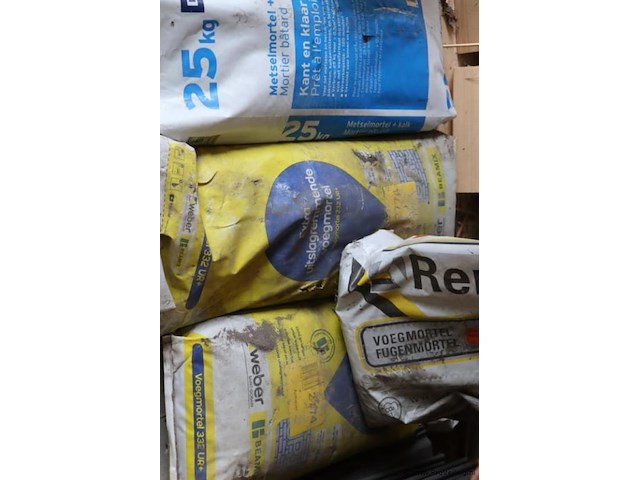 Partij voegmortel, diverse merken o.a. gamma & weber; - afbeelding 5 van  5