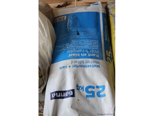 Partij voegmortel, diverse merken o.a. gamma & weber; - afbeelding 2 van  5