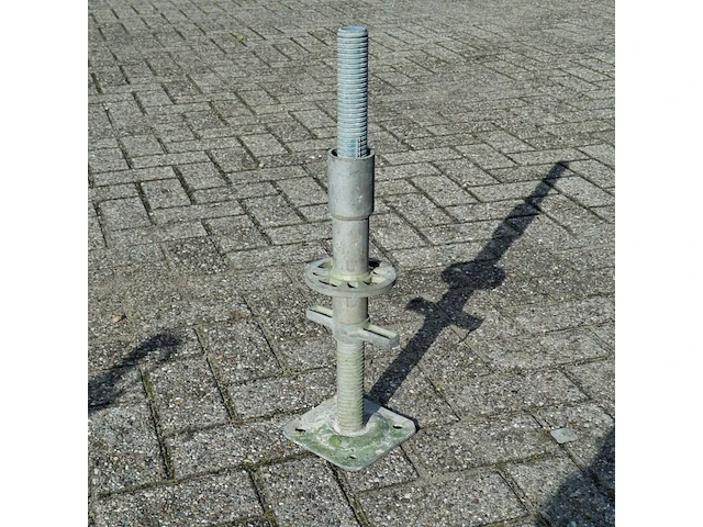 Partij voetspindels met voetstukken, layher, allround | 62 cm, in stapelbak - afbeelding 2 van  5