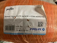 Partij (voorbedrade) ribbelbuis, 4 rollen - afbeelding 3 van  8