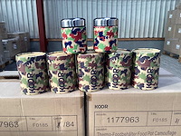Partij voorraadpot thermo camouflage 400ml (96x) - afbeelding 1 van  4