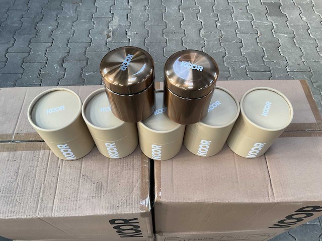 Partij voorraadpot thermo champagne 400ml (72x) - afbeelding 4 van  4