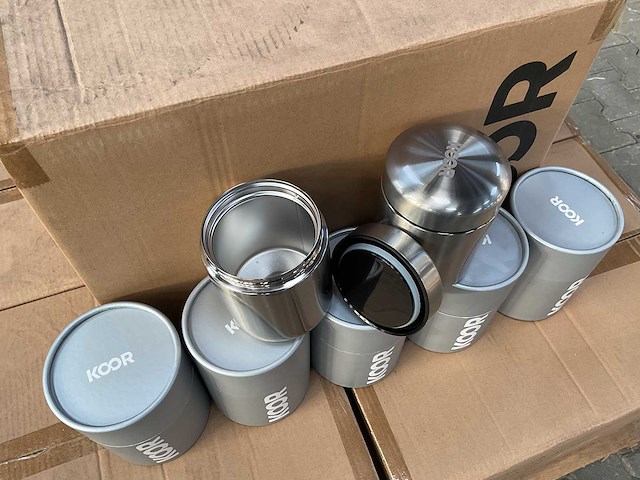 Partij voorraadpot thermo steel 400ml (96x) - afbeelding 3 van  3