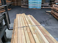 Partij vuren palen geïmpregneerd 210-270x6,8x6,8 cm - afbeelding 5 van  18