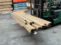 Partij vuren palen geïmpregneerd 210-270x6,8x6,8 cm - afbeelding 1 van  13