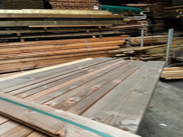 Partij vuren planken en regels 500 cm - afbeelding 4 van  7