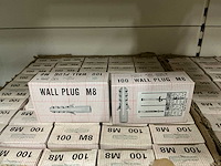Partij wall plugs m8 (178x) - afbeelding 1 van  2