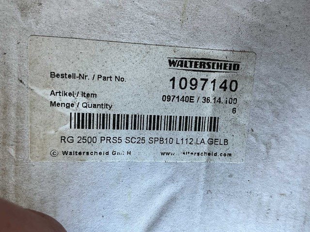 Partij walterscheid aftakas onderdelen - afbeelding 3 van  5