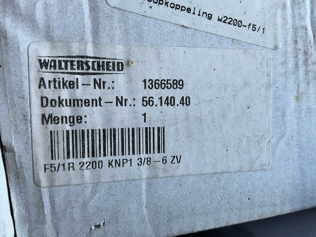 Partij walterscheid aftakas onderdelen - afbeelding 2 van  27