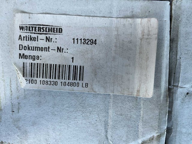 Partij walterscheid aftakas onderdelen - afbeelding 7 van  27