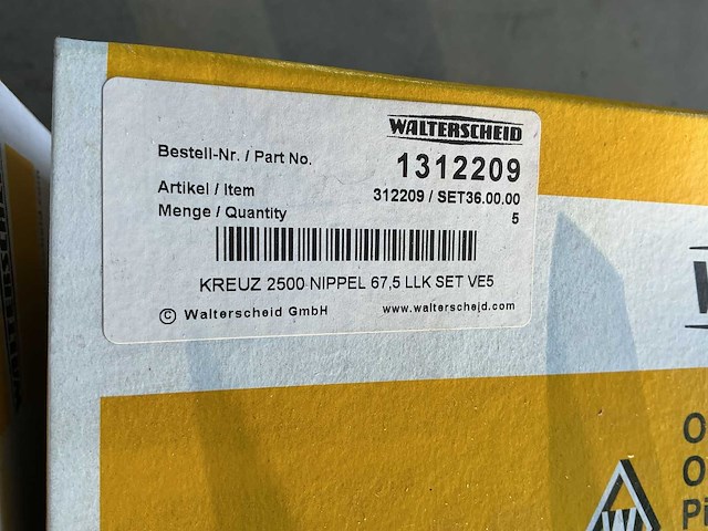 Partij walterscheid aftakas onderdelen - afbeelding 14 van  27