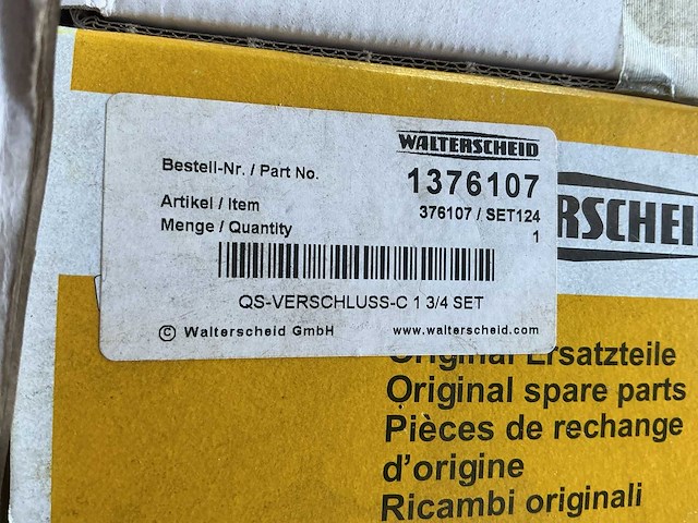 Partij walterscheid aftakas onderdelen - afbeelding 27 van  27