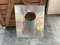 Partij warmfire - it twin wall rond 125 mm 45 gr - gegalvaniseerde doorvoer - afbeelding 2 van  7