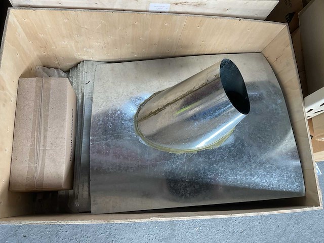 Partij warmfire - it twin wall rond 125 mm 45 gr - gegalvaniseerde doorvoer - afbeelding 4 van  7