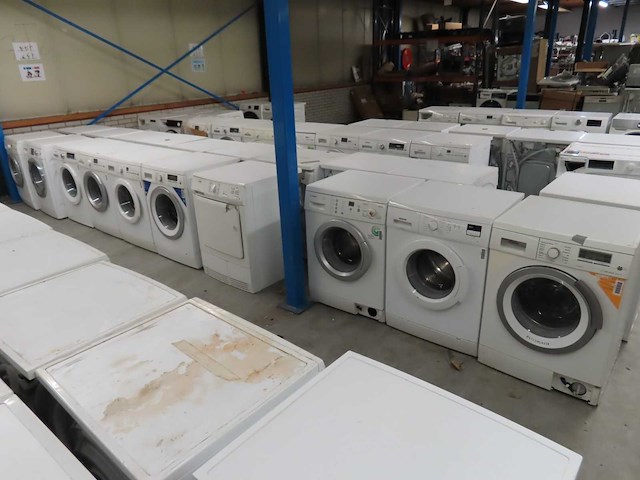 Partij wasmachines en drogers, ca 115 stuks - afbeelding 16 van  17
