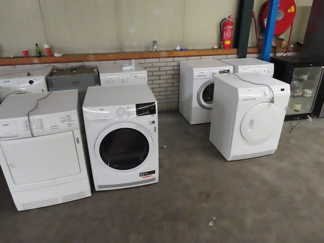 Partij wasmachines / wasdroger, circa 48 stuks - afbeelding 8 van  9