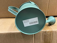 Partij watering cans prague zinc ø12xh11cm green metal (144x) - afbeelding 2 van  5